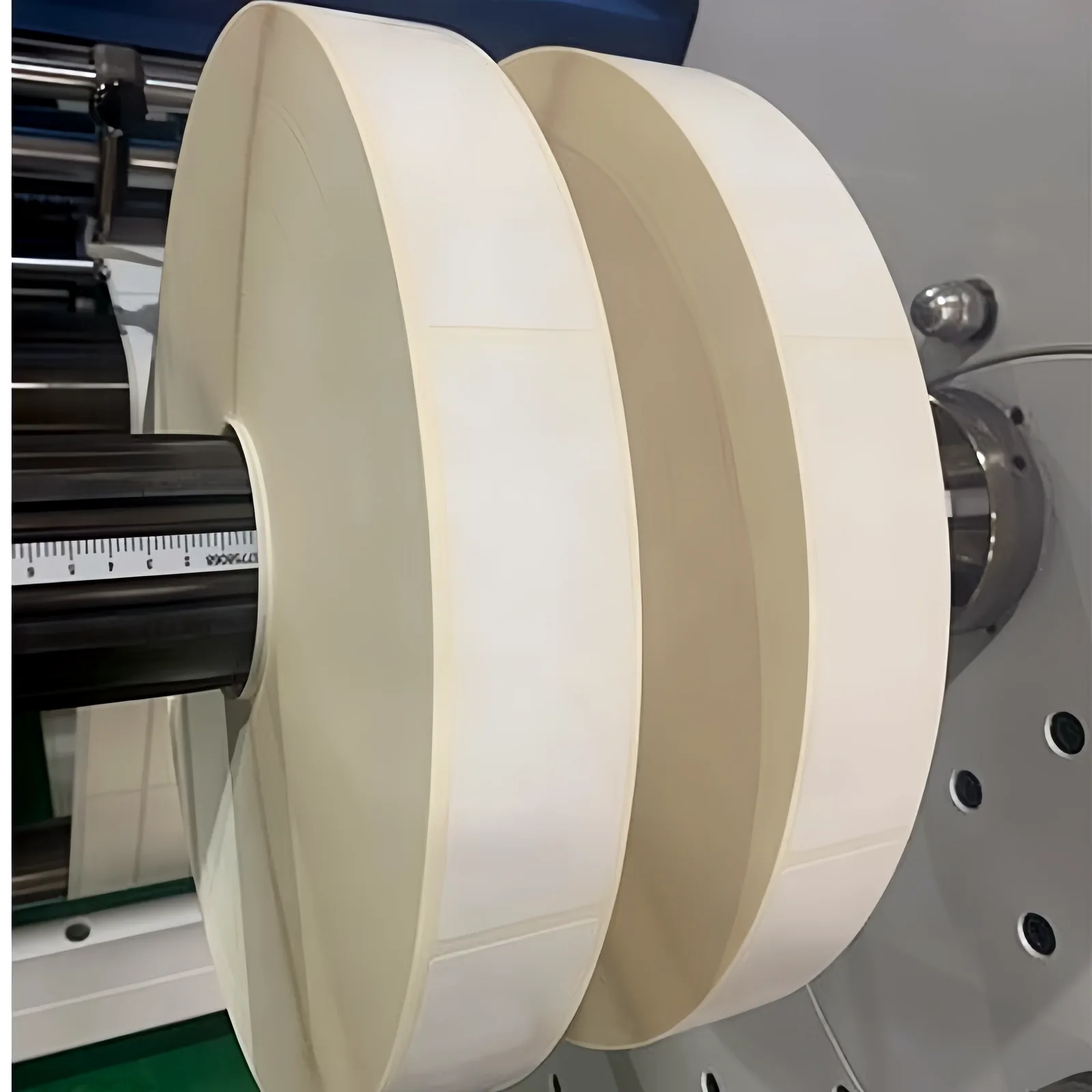 Label roll rewinding quality after slitting